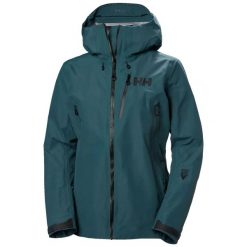 Damska kurtka wodoodporna Helly Hansen Odin 9 Worlds 3.0. Zielone kurtki sportowe damskie Helly Hansen, l, bez wzorów, z hardshellu, bez ramiączek, bez kaptura, narciarskie. Za 1,729.50 zł.