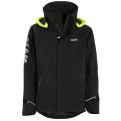 Kurtka Jkt Slam Pro Coastal Dorosłych. Czarne kurtki sportowe męskie SLAM, l, z aplikacjami, z lycry, z kapturem, żeglarskie. Za 1,482.99 zł.