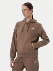 The North Face Bluza Evolution Simple Dome NF0A8CWN Brązowy jasny Regular Fit. Brązowe bluzy damskie The North Face, s, bez wzorów, z syntetyku, bez ramiączek, bez kaptura. Za 299.99 zł.