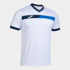 Jersey Joma. Białe koszulki sportowe męskie Joma, bez wzorów, z jersey, bez ramiączek, do piłki nożnej. Za 117.40 zł.
