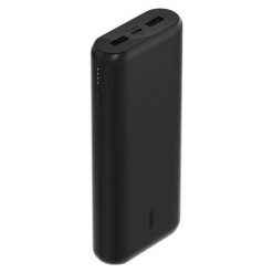 Belkin Compact 20000 PD USB-A C 20W czarny. Czarne powerbanki . Za 139.90 zł.