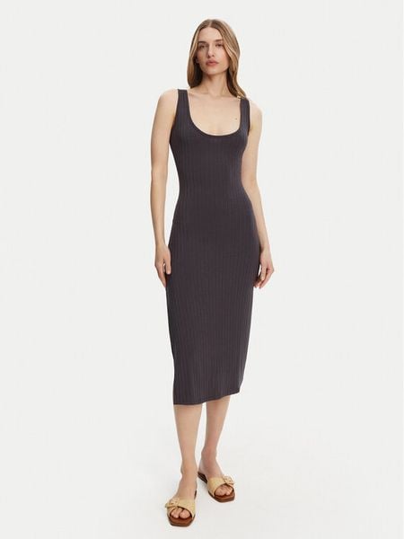 Billabong Sukienka dzianinowa EBJKD00114 Szary Regular Fit. Szare sukienki damskie Billabong, xl, bez wzorów, z dzianiny, bez kołnierzyka, bez ramiączek. Za 159.99 zł.