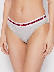 Tommy Hilfiger Figi klasyczne UW0UW02455 Szary. Szare majtki damskie Tommy Hilfiger, z bawełny. Za 79.99 zł.