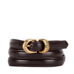 Pasek Damski GINO ROSSI. Brązowe paski damskie Gino Rossi, bez wzorów. Za 99.99 zł.