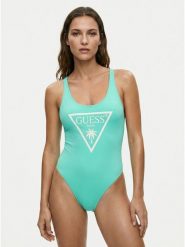 Guess Strój kąpielowy E6GJ43 KF442 Zielony. Zielone stroje kąpielowe damskie Guess, s, z aplikacjami, z syntetyku. Za 339.99 zł.