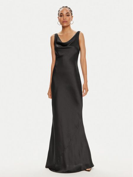 NORMA KAMALI Sukienka wieczorowa ST2223CB739001 Czarny Regular Fit. Czarne sukienki damskie Norma Kamali, xxs, bez wzorów, z syntetyku, wizytowe, bez kołnierzyka, bez ramiączek. Za 1,049.00 zł.