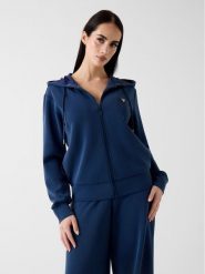 Guess Kardigan 164823 Niebieski Classic Fit. Niebieskie kardigany damskie Guess, xxs, z aplikacjami, bez kołnierzyka. Za 399.99 zł.