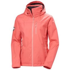 Bluza damska z kapturem Helly Hansen Crew 2.0. Czerwone bluzy damskie Helly Hansen, bez wzorów, sportowe, bez ramiączek, z kapturem. Za 732.00 zł.