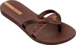 Ipanema Klapki damskie Ipanema Kirei Chic brązowe 83673-BP254 40. Brązowe klapki damskie Ipanema, bez wzorów, sportowe, bez obcasa, bez zapięcia. Za 96.73 zł.