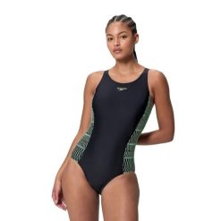 Strój kąpielowy damski Speedo Placement Medalist. Czarne stroje kąpielowe damskie Speedo, bez wzorów. Za 195.49 zł.