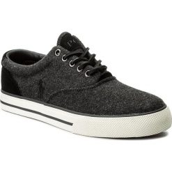 Tenisówki POLO RALPH LAUREN - Vaughn 816672076001 Vulc Charcoal. Szare trampki męskie Polo Ralph Lauren, bez wzorów, z gumy, bez zapięcia. W wyprzedaży za 209.00 zł.