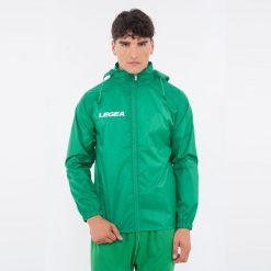 Męska Kurtka Przeciwdeszczowa Bieganie Cechy Kluczowe Zielona. Zielone kurtki męskie Legea, m, bez wzorów, do biegania. Za 56.00 zł.