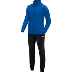 Dres Jako polyester Classico. Niebieskie spodnie sportowe męskie Jako, bez wzorów, z dresówki, sportowe. Za 360.00 zł.