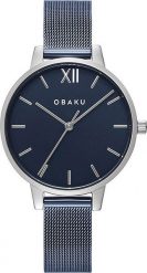 Zegarek OBAKU Zegarek damski Obaku Denmark V209LXCLML niebieski. Niebieskie zegarki damskie OBAKU. Za 441.00 zł.