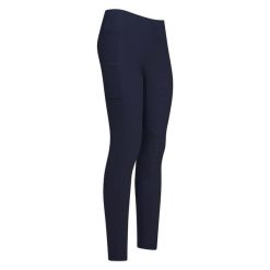 Damskie legginsy jeździeckie o średniej przyczepności Imperial Riding Sofia. Czerwone legginsy damskie IMPERIAL RIDING, bez wzorów, z jersey. Za 269.60 zł.