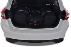 Torby Do Bagażnika Nissan Pulsar 2014-2018 4Szt Kjust. Czarne torby podróżne damskie KJUST, bez wzorów, z kauczuku. Za 1,203.00 zł.