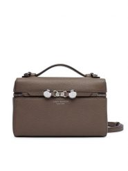 Tory Burch Torebka 178948 Szary. Szare listonoszki damskie Tory Burch, bez wzorów, ze skóry, bez dodatków. Za 1,659.00 zł.