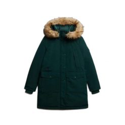 Parka z sztucznego futra damska Superdry Everest. Zielone parki damskie Superdry, m, bez wzorów, z futra, bez kaptura. Za 798.15 zł.