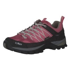 Buty trekkingowe damskie, Rigel Low Wmn. Czerwone obuwie trekkingowe damskie CMP, z gumy, bez zapięcia. W wyprzedaży za 359.99 zł.