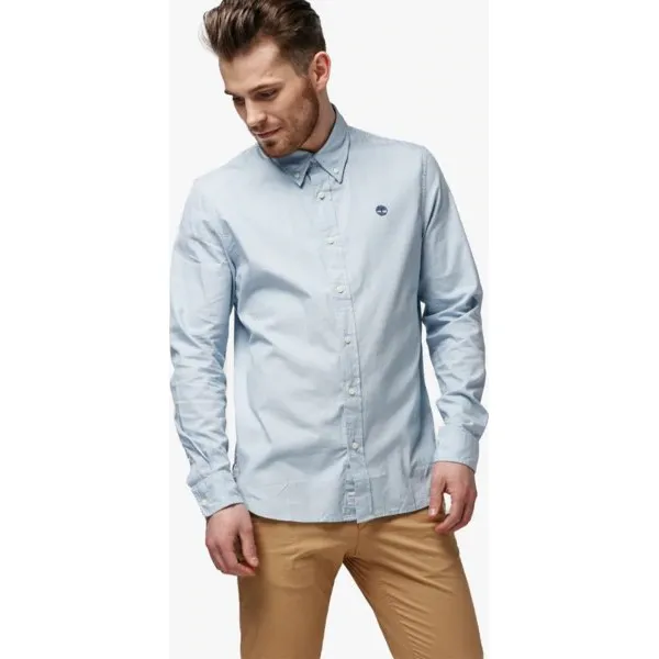Timberland Koszula Ls Milford Solid Oxford Slim , niebieski, rozmiar XXXL. Niebieskie koszule męskie Timberland, m, z aplikacjami, z bawełny, klasyczne, bez kołnierzyka, bez ramiączek. W wyprzedaży za 259.99 zł.