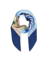 LAUREN RALPH LAUREN Chusta 454P09790001 Niebieski. Niebieskie rękawiczki damskie Lauren Ralph Lauren, bez wzorów, z jedwabiu. Za 519.99 zł.