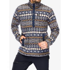 Bluza polarowa męska Haglofs Mora Mid. Niebieskie bluzy sportowe męskie Haglöfs, m, bez wzorów, z polaru, bez kaptura. Za 391.99 zł.