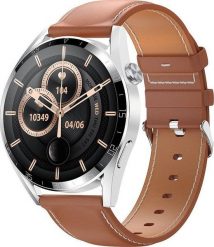 Smartwatch Pacific 42-03 Brązowy (PACIFIC 42-03). Brązowe zegarki smartwatch Pacific, bez wzorów. Za 224.91 zł.