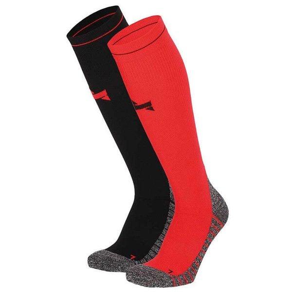 Skarpety kompresyjne do biegania Xtreme, 2 par, Multi Czerwony. Czerwone skarpetki damskie XTREME SOCKSWEAR, bez wzorów. Za 134.32 zł.