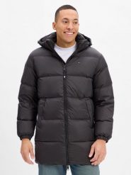 Tommy Jeans kurtka puchowa Mężczyźni czarny, M. Czarne kurtki męskie Tommy Jeans, m, bez wzorów, z jeansu, bez kaptura. Za 1,299.95 zł.