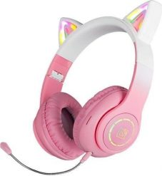 Defender słuchawki Bluetooth FreemotionB505 Led różowy/pink (63505). Czerwone słuchawki bezprzewodowe Defender. Za 73.55 zł.