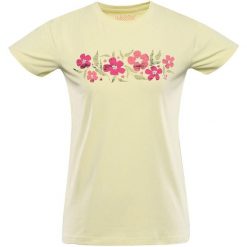 Stylowa Koszulka Damska Nax Nerga XL - Miękka Bawełna i Idealne Dopasowanie. Czerwone bluzki damskie BANAX, xl, bez wzorów, z bawełny, eleganckie, bez kołnierzyka, bez ramiączek. Za 58.76 zł.