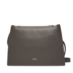 Torebka Furla. Szare listonoszki damskie Furla, bez wzorów, bez dodatków. Za 1,529.00 zł.