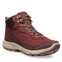 Trekkingi Keen. Czerwone obuwie trekkingowe damskie Keen, bez zapięcia. Za 799.99 zł.