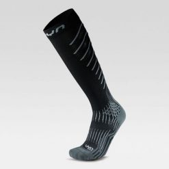 Skarpety kompresyjne do biegania męskie UYN Run Compression. Czarne skarpety męskie UYN, bez wzorów. Za 129.99 zł.
