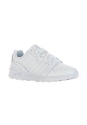 Buty damskie K-Swiss RIVAL TRAINER Biały (99078-998-M). Białe obuwie trekkingowe damskie K-SWISS, ze skóry, bez zapięcia. Za 189.00 zł.