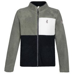 Polar męski AULP VOGUE ciepły komfortowy elastyczne wykończenie dwie kieszenie. Zielone bluzy sportowe męskie Aulp, m, bez wzorów, z polaru, bez kaptura, narciarskie. Za 299.99 zł.