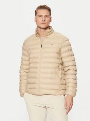 Tommy Hilfiger Kurtka przejściowa MW0MW37634 Beżowy Regular Fit. Brązowe kurtki męskie Tommy Hilfiger, m, bez wzorów, z syntetyku, bez kaptura. Za 899.99 zł.