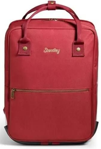Plecak Standley Leanbag czerwony. Czerwone plecaki męskie Stanley, bez wzorów, z materiału. Za 101.96 zł.