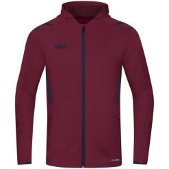 Bluza dresowa z kapturem Jako Challenge. Czerwone bluzy damskie Jako, l, bez wzorów, z dresówki, casualowe, bez ramiączek, z kapturem. Za 326.45 zł.