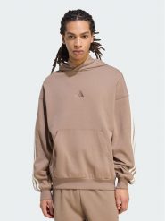 Adidas Bluza 167694 Beżowy Regular Fit. Brązowe bluzy męskie Adidas, m, bez wzorów, bez ramiączek, bez kaptura. Za 298.99 zł.
