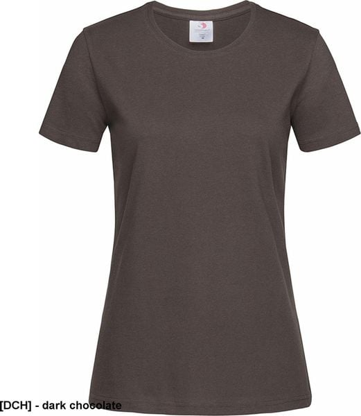 Stedman SST2600 - T-shirt damski ST2600 - dark chocolate M. Czarne t-shirty damskie Stedman, m, bez wzorów, bez kołnierzyka, bez ramiączek. Za 129.39 zł.