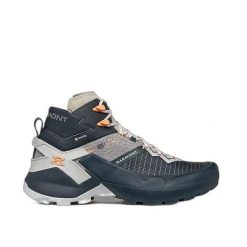 Buty trekkingowe Garmont 9.81 Onyx GTX Mid. Niebieskie obuwie trekkingowe damskie Garmont, z gore-texu, bez zapięcia. Za 903.00 zł.