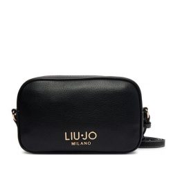 Torebka Liu Jo. Czarne listonoszki damskie Liu Jo, bez wzorów, bez dodatków. Za 469.99 zł.