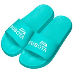 Klapki Damskie Basenowe Kubota Basic Turkusowe. Niebieskie klapki damskie Kubota, bez wzorów, sportowe, bez obcasa, bez zapięcia. Za 79.99 zł.