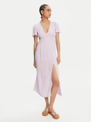 Billabong Sukienka letnia Jet Set EBJWD00134 Fioletowy Regular Fit. Fioletowe sukienki damskie Billabong, na lato, s, bez wzorów, z wiskozy, bez kołnierzyka, bez ramiączek. Za 219.99 zł.