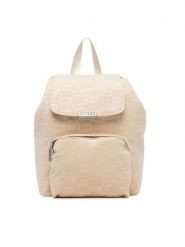 Guess Plecak V5BZ11 WF800 Beżowy. Brązowe plecaki damskie Guess, z aplikacjami, z materiału. Za 309.99 zł.