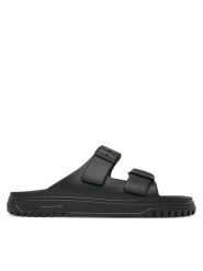 Armani Exchange Klapki XUP015 XV821 00002 Czarny. Czarne klapki męskie Armani Exchange, bez wzorów, z tworzywa sztucznego, bez zapięcia. Za 259.99 zł.