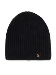 Elisabetta Franchi Czapka BE-04C-67E2 Czarny. Czarne czapki damskie Elisabetta Franchi, na zimę, bez wzorów, z kaszmiru. Za 689.99 zł.
