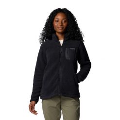 Bluza damska Columbia West Bend II. Czarne bluzy damskie Columbia, s, bez wzorów, sportowe, bez ramiączek, bez kaptura. Za 269.99 zł.