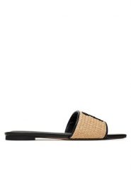 Nine West Klapki SMRL393661 Beżowy. Brązowe klapki damskie Nine West, bez wzorów, z syntetyku, bez obcasa, bez zapięcia. Za 149.99 zł.
